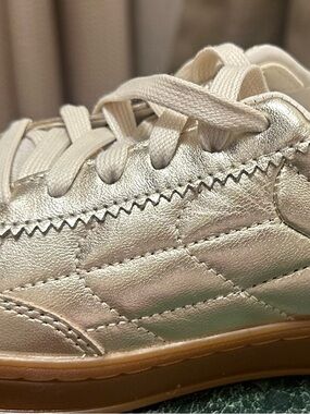 Cole Haan Kids Silver Metallic Lace-Up Sneakers